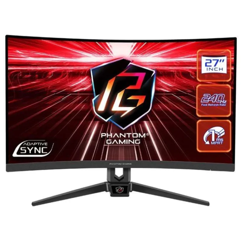 Phantom Gaming by Asrock monitor PG27F15RS1A prohnutý 27" / VA / 1920x1080 /240Hz/ 300cd/m2 /1ms/DP/2x HDMI/repro/VESA (90LXA070-A0E1A0V)