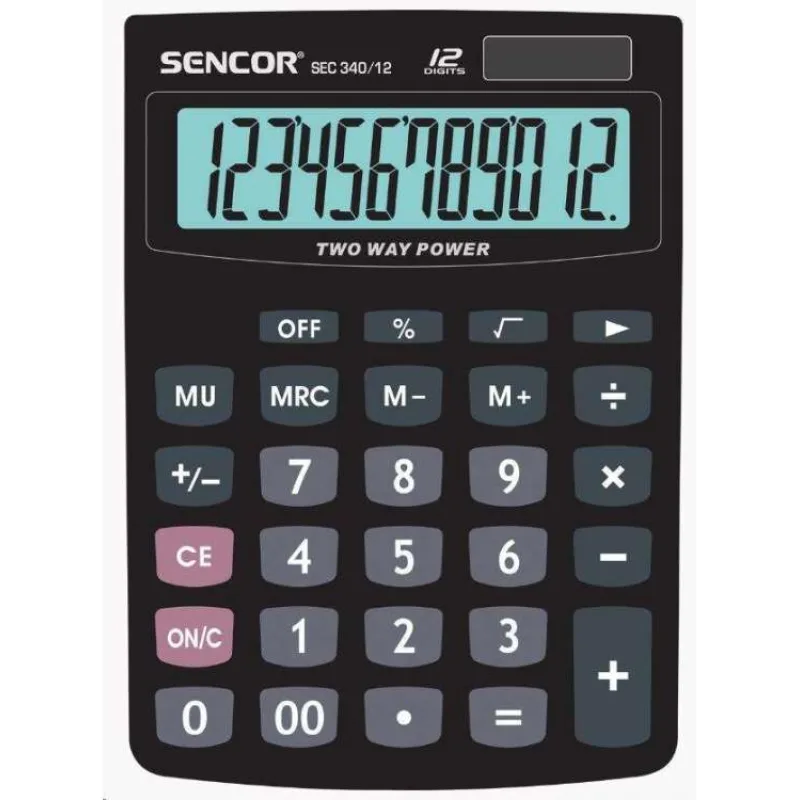 Sencor kalkulačka SEC 340/ 12 (SEC 340/ 12)