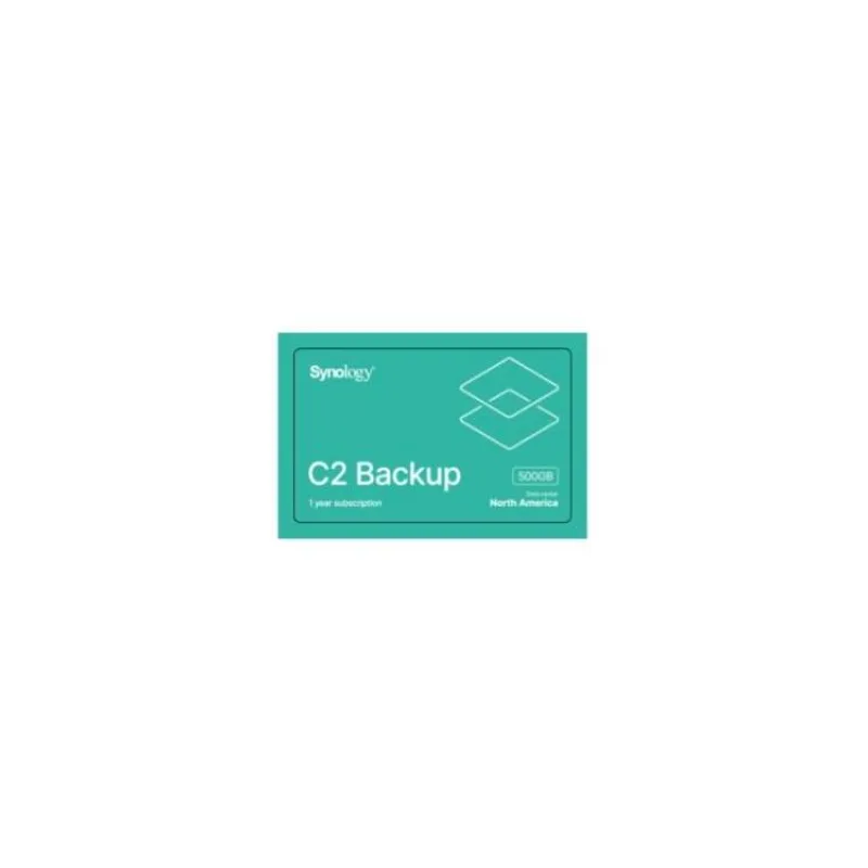 Synology C2 Backup - 500 GB (C2-BACKUP500G-1Y-EU)