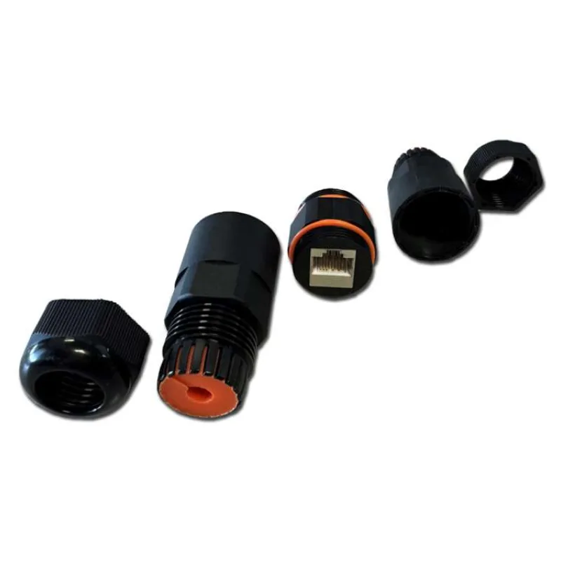 DATACOM Spojka STP CAT6A 2xRJ45 (8p8c) priama OUTDOOR (4229)