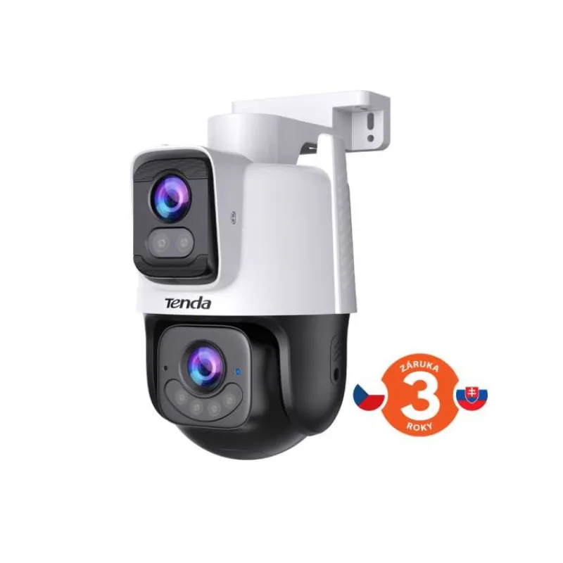 Tenda RH9-WCA - Vonkajšia otočná Dual Lens IP65 Wi-Fi 6 MPx kamera, nočná LED, audio, detekcia, CZ app (75012014)