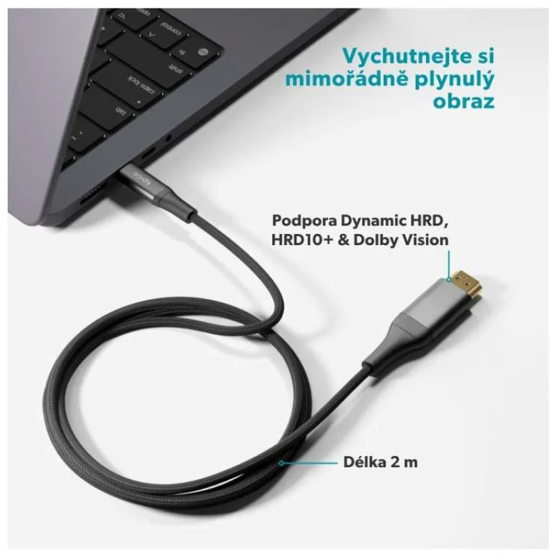 Epico UltraLink HDMI to USB-C 4K/60Hz 2m kábel EC60 (9915141900017)