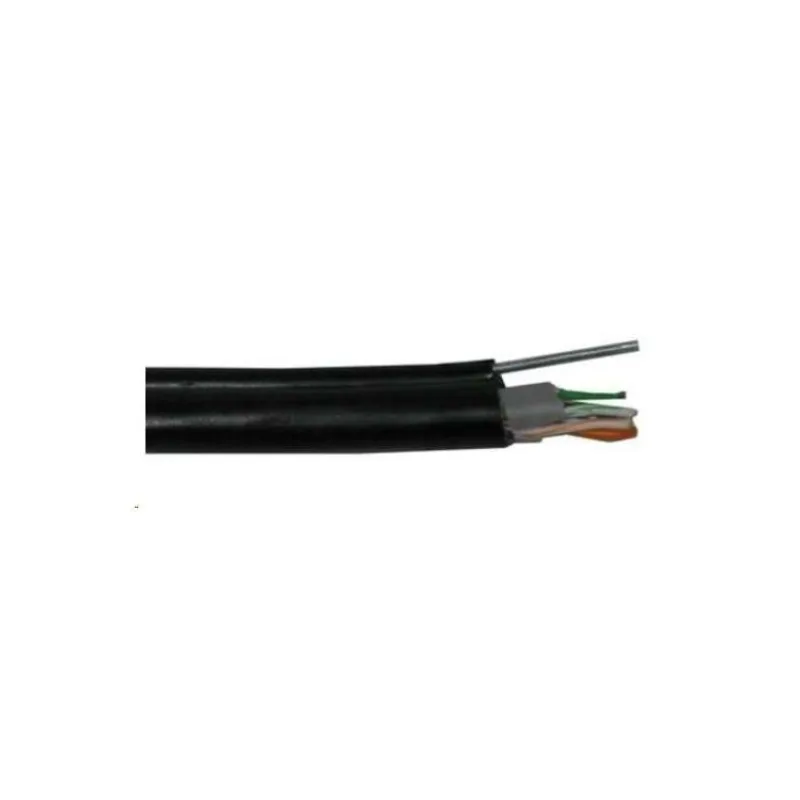 PLANET kabel FTP, drát, 4pár, Cat 5e, PE+PVC venkovní dvouplášť, ocelové nosné lanko, Fca (balení 500m) (KAB-FTP5E-D-PVCPEM-X-500)