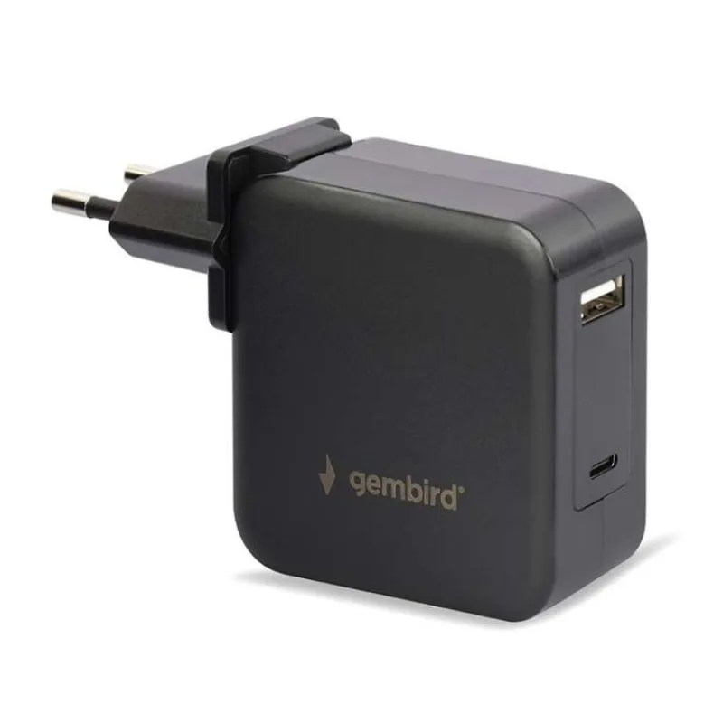 Univerzálný adaptér GEMBIRD NPA-PD60-01 pre notebook, Type-C PD, USB, 60W (NPA-PD60-01)