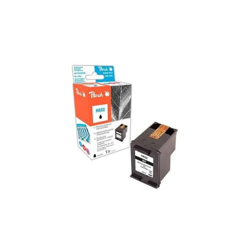 PEACH kompatibilní cartridge HP F6V25AE, No.652, černá, 11ml (319931)