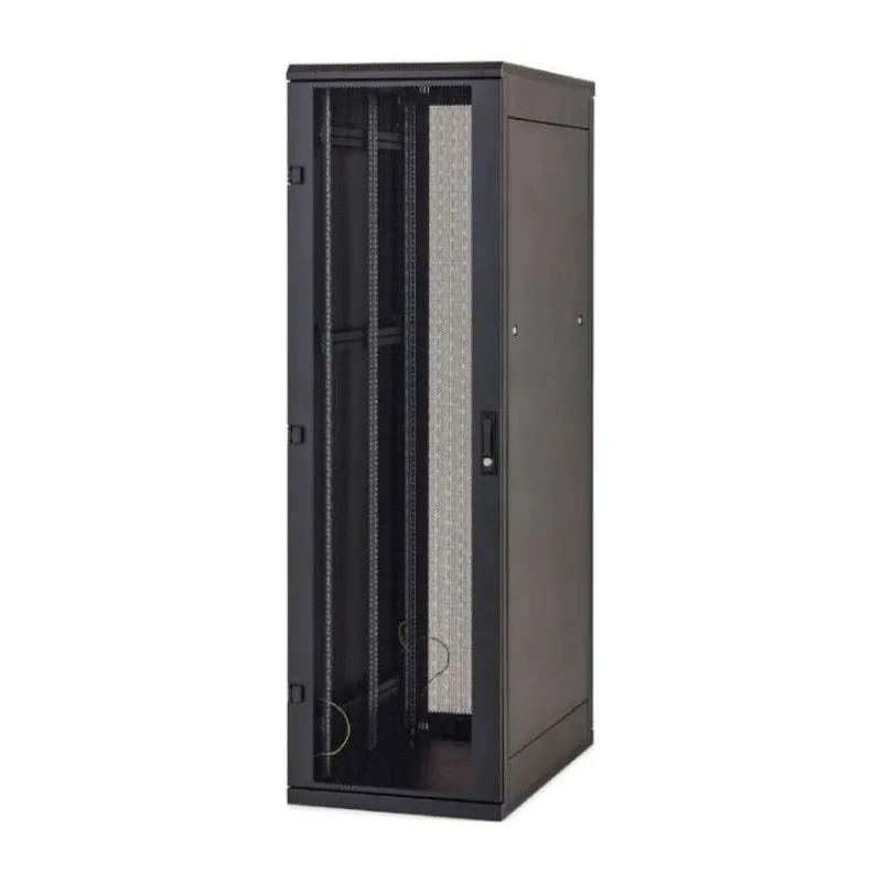 ZĽAVA! Stoj.rack 42U 600x800 čierny, zadný kryt sito 80% (RMA-42-A68-BAX-N1-OZA)