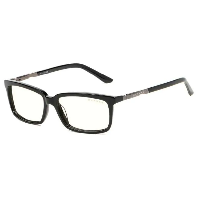 GUNNAR kancelářske/herní brýle HAUS ONYX čirá skla BLF 35 GUNNAR focus (HAU-00109)