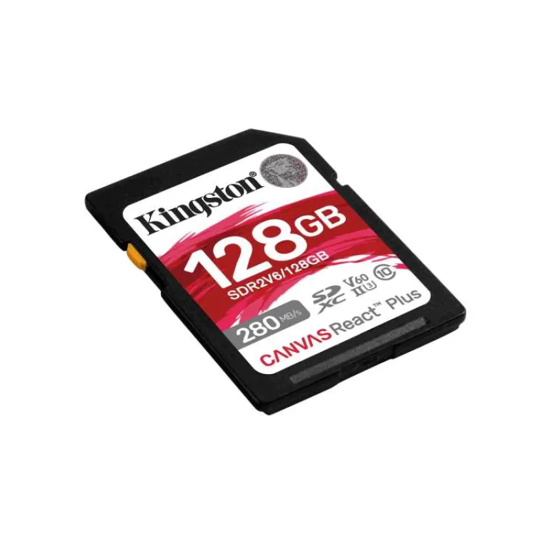 Kingston Canvas React Plus/SDHC/128 GB/UHS-II U3 / Class 10 (SDR2V6/128GB)
