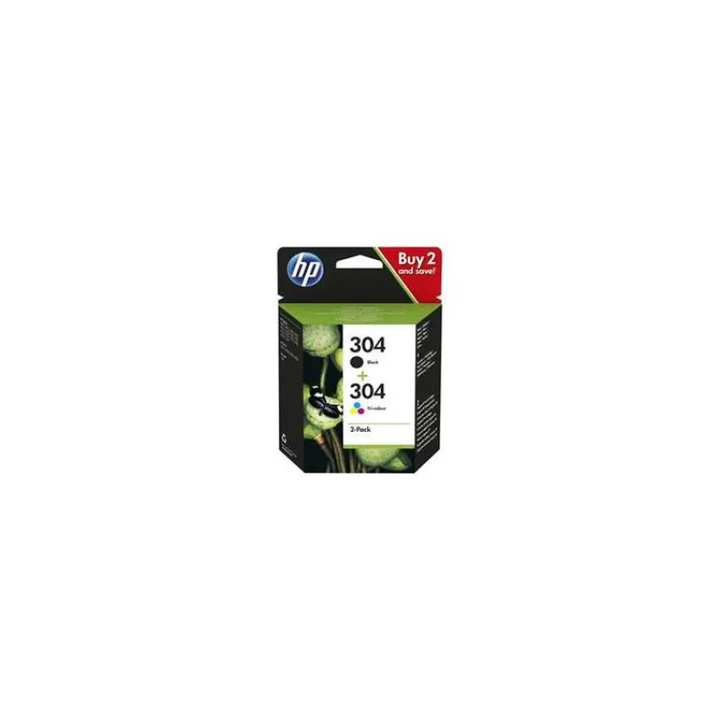 HP originální ink sada HP 304 (CMYK, 100/120str.) pro HP Deskjet 3720, 3721, 3722, 3723, 3724, 3725, 3755 (3JB05AE)