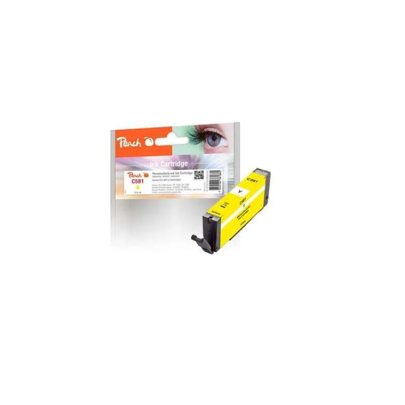 PEACH kompatibilní cartridge Canon CLI-581, yellow, 5,6 ml (320445)