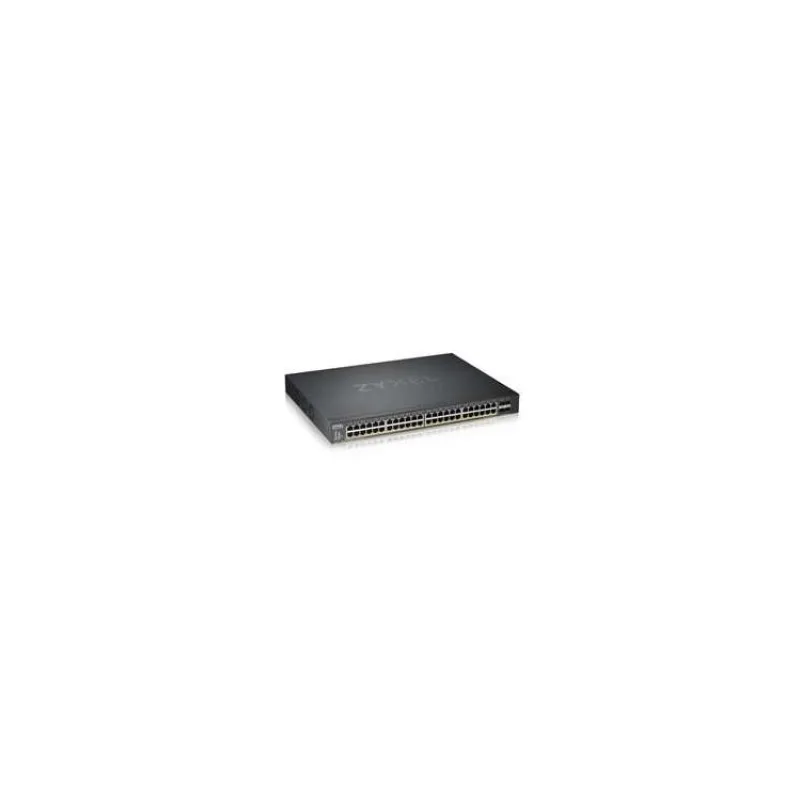 Zyxel XGS1935-52HP, 52 Port Lite-L3 Smart Managed PoE Switch, 48x Gigabit PoE and 4x 10G SFP+, hybrid mode, standalone o (XGS1935-52HP-EU0101F)