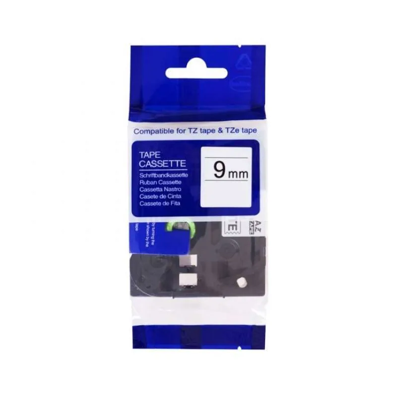 PRINTLINE kompatibilní páska s Brother TZE-S521, 9mm, černý tisk/modrý podklad, extra adhezivní (PLTB136)