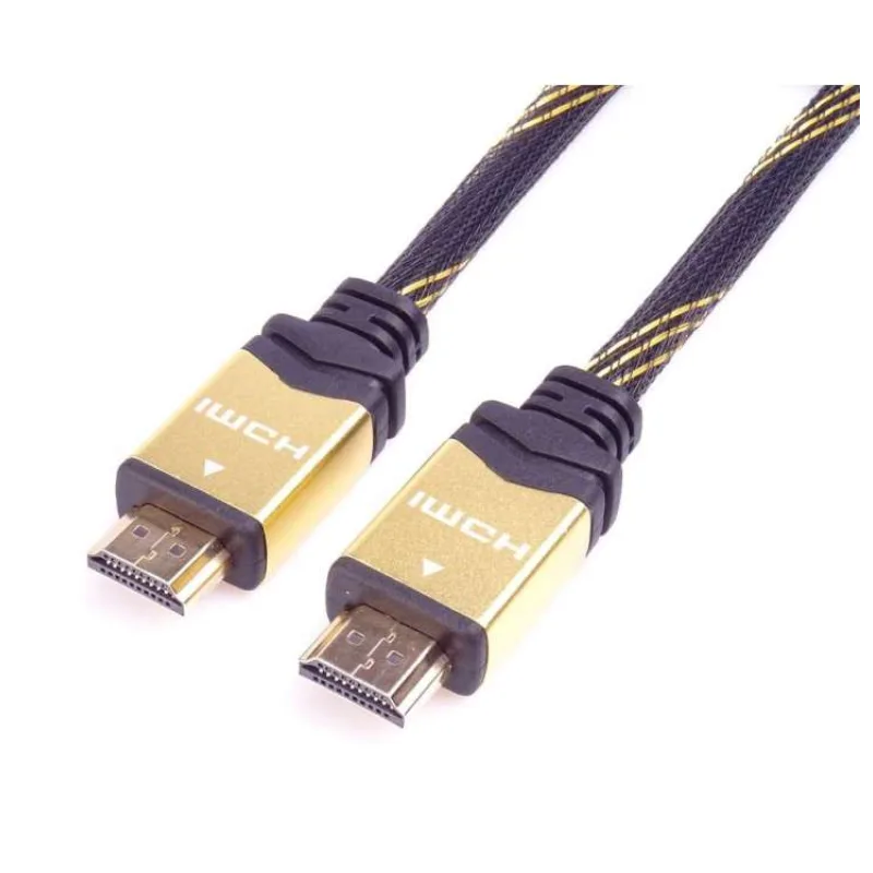 PremiumCord HDMI 2.0 High Speed + Ethernet kabel HQ, zlacené konektory, 1,5m (kphdm2q015)