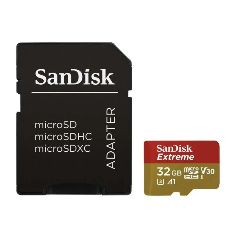 SanDisk Extreme/micro SDHC/32GB/UHS-I U3 / Class 10/+ Adaptér (SDSQXAF-032G-GN6MA)
