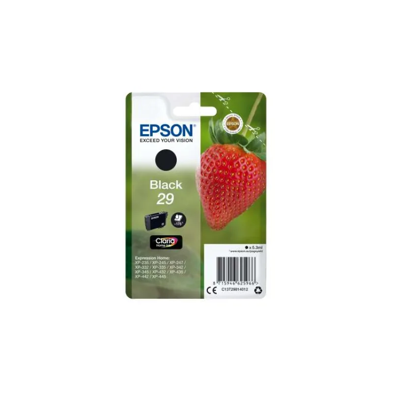 Epson Singlepack Black 29 Claria Home Ink (C13T29814012)