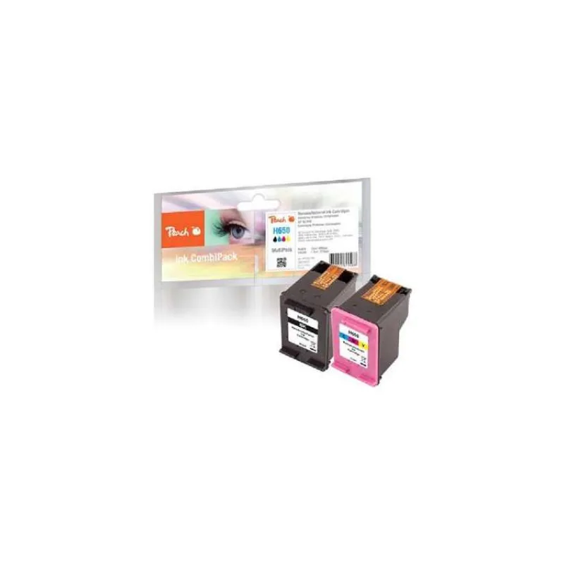 PEACH kompatibilní cartridge HP No 650 MultiPack, black, color, 12 ml, 7.1 ml (318547)