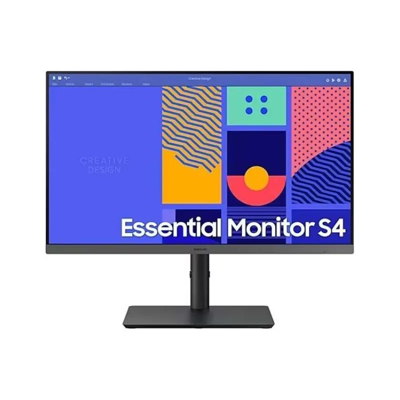 Samsung Essential S4/S432GC/24"/IPS/FHD/100Hz/4ms/Black/3R (LS24C432GAUXEN)