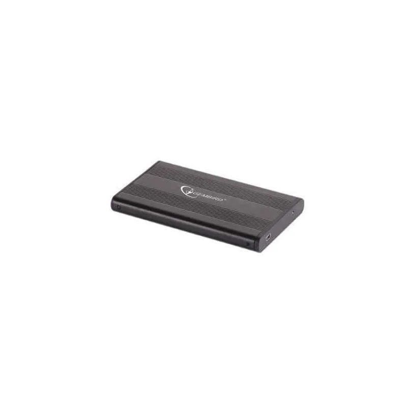 GEMBIRD externý kryt, pre 2,5" SATA, čierna, hliník (EE2-U2S-5)
