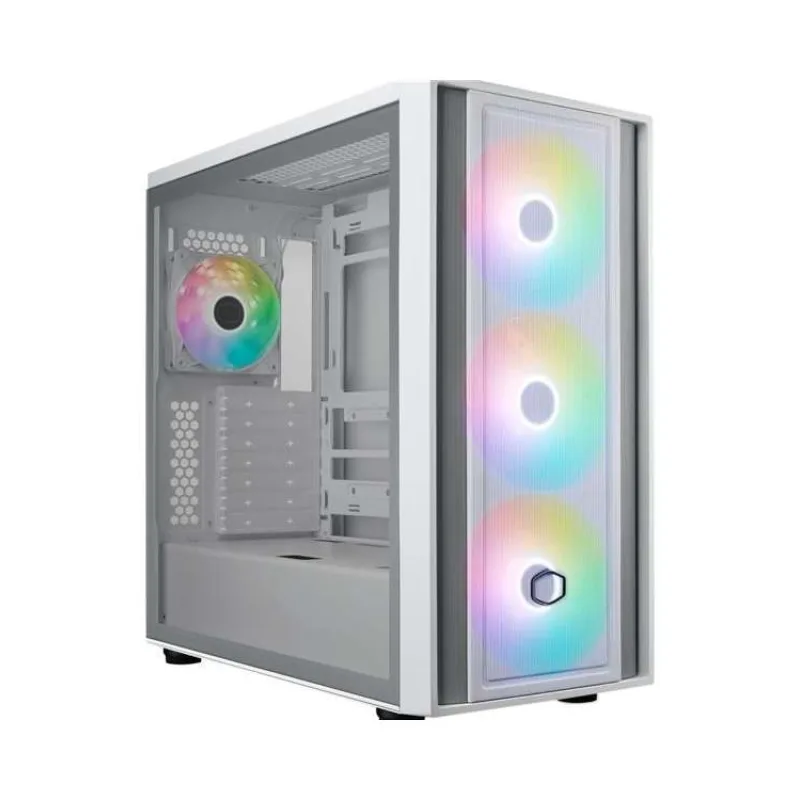 COOLER MASTER case MasterBox 600, ATX, Mid Tower, white (MB600-WGNN-S00)
