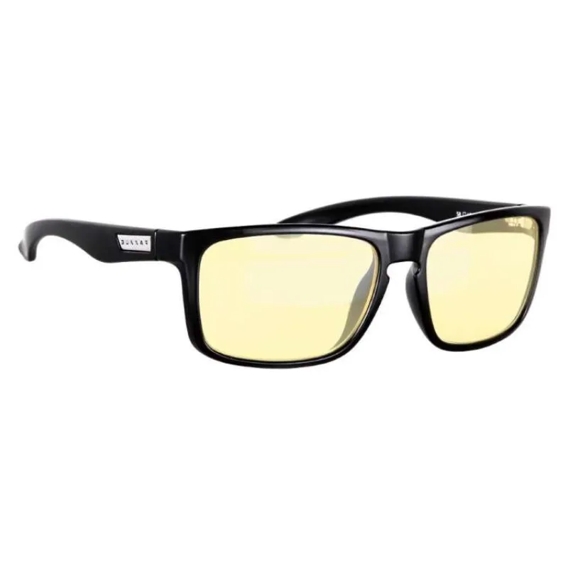 GUNNAR kancelářske/herní brýle INTERCEPT ONYX * jantárová skla * BLF 65 * GUNNAR focus (INT-00101)