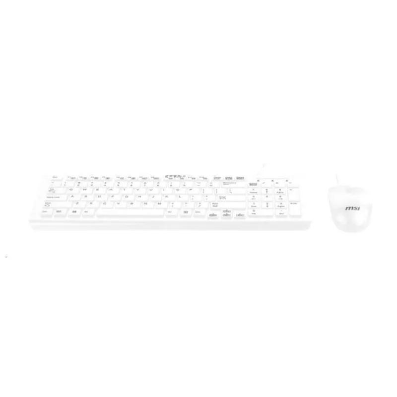 MSI set klávesnice a myši SK9626W, drátová, CZ/SK lokalizace, bílá (SK9626W-CZ)