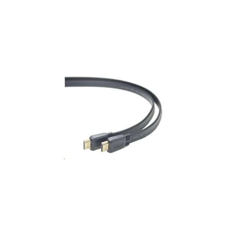 PremiumCord HDMI High Speed ??+ Ethernet plochý kábel, pozlátené konektory, 3m (kphdmep3)