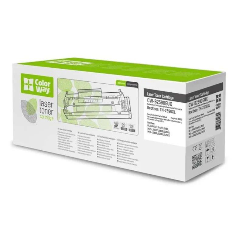 COLORWAY kompatibilní toner pro BROTHER TN-2590XL/ Černý/ 3 000 stran (CW-B2590EUX)