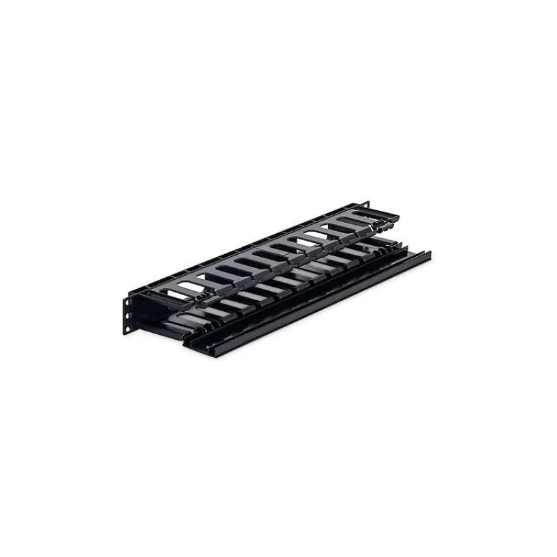 Triton 19' vyvazovací panel 1U plastový RAL9005 (RAB-VP-X30-A1)