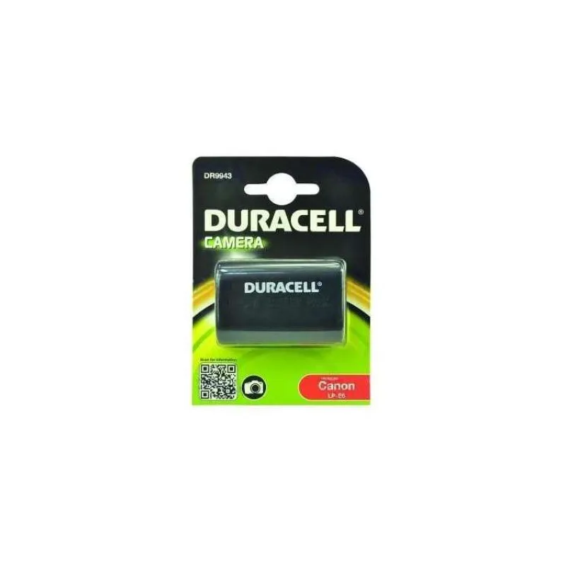 DURACELL Baterie - DR9943 pro Canon LP-E6, černá, 1400 mAh, 7.4V (DR9943)