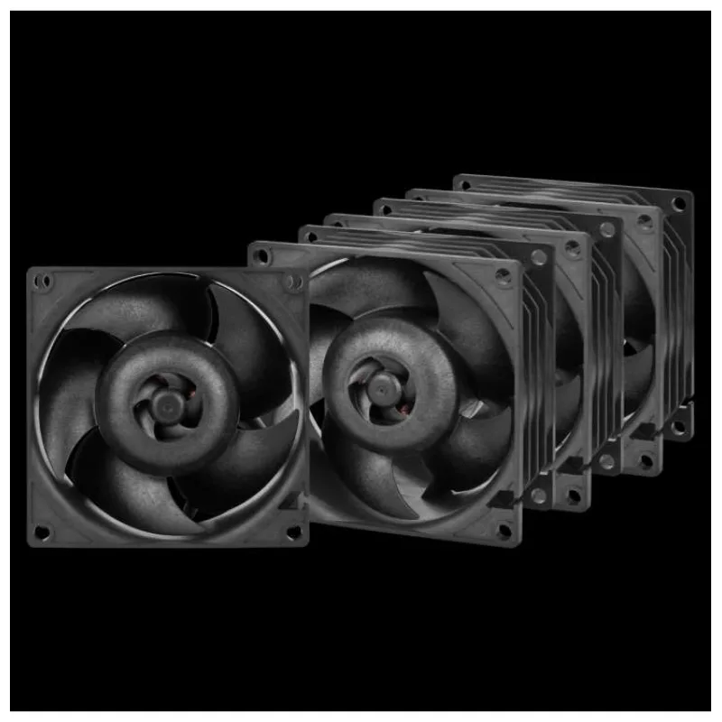 ARCTIC S8038-7K - 80mm Case Fan - dual ball bearing - max 7000 RPM - PWM regulovaný - Pack of 4 pcs (ACFAN00292A)