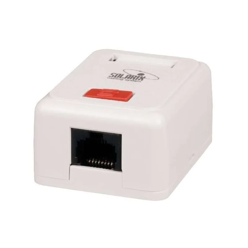 Solarix Eth.Zás. na om. 1xRJ45 STP c5e se značením (22161080)
