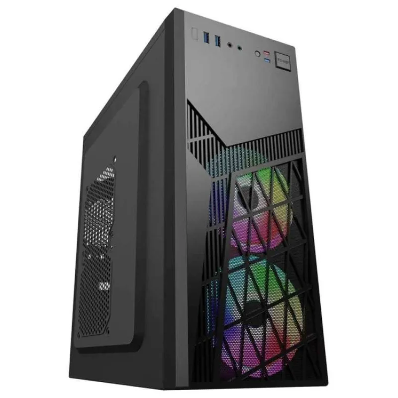 EUROCASE MidT ML N6-560B ARGB / bez zdroje / 2x USB 3.0 / černá (P001041859565)