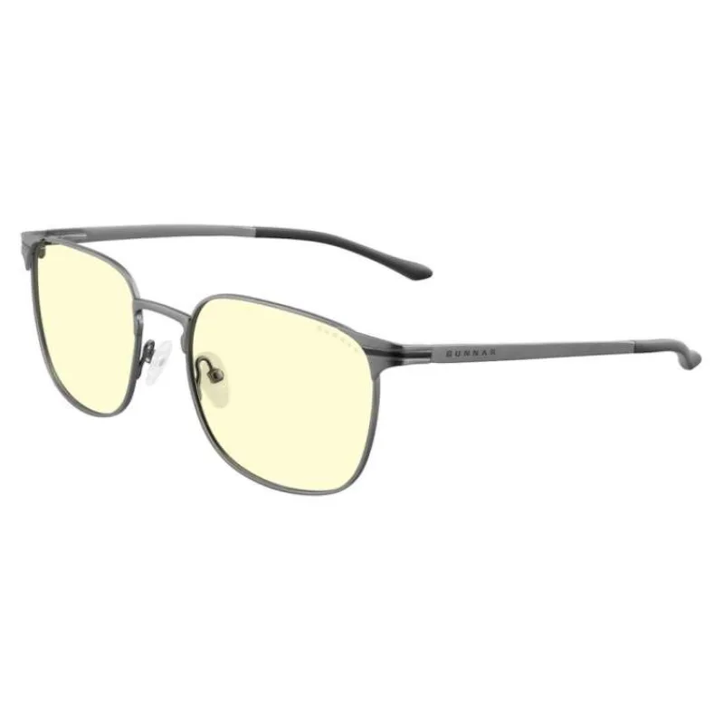 GUNNAR kancelářske/herní brýle MONTEREY GUNMETAL jantarová skla BLF 65 GUNNAR focus (MON-05301)
