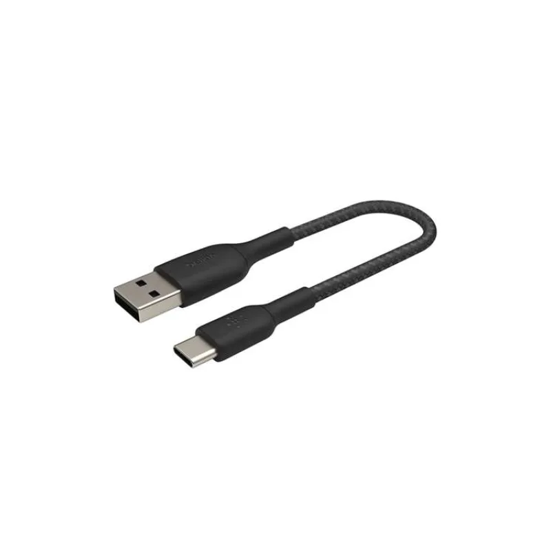 Belkin BOOST CHARGE™ USB-C/USB-A kabel, 15cm, černý - odolný (CAB002bt0MBK)