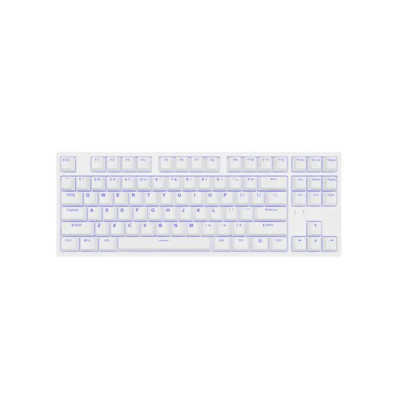 Genesis herní mechanická klávesnice THOR 404/RGB/Gateron Yellow Pro/Drátová USB/US layout/Bílá (NKG-2070)