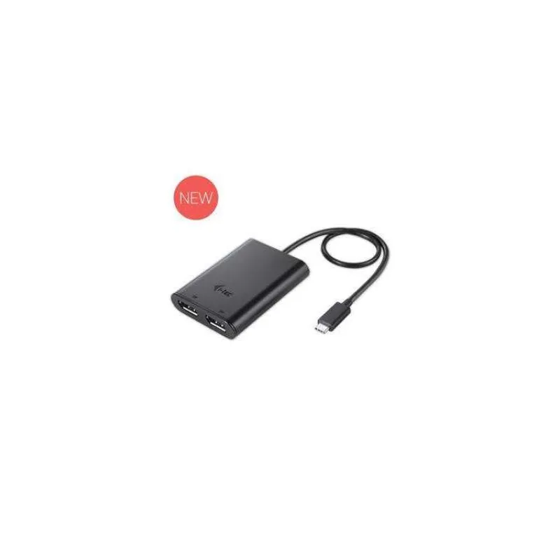 i-tec USB 3.1 Type C na Dual Display Port adaptér/ 2x Display Port 4K/ kompatibilní s Thunderbolt 3 (C31DUAL4KDP)