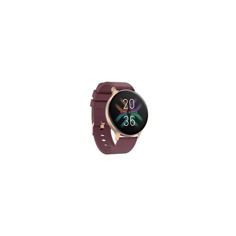 Canyon SW-68, Badian smart hodinky, BT, fareb. LCD displej 1.28´´, vodotes. IP68, 22 športov, karmínové (CNS-SW68RR)