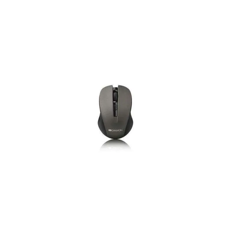 Canyon MW-1, Wireless optická myš USB, 800/1000/1200 dpi, šedo-čierna (CNE-CMSW1G)
