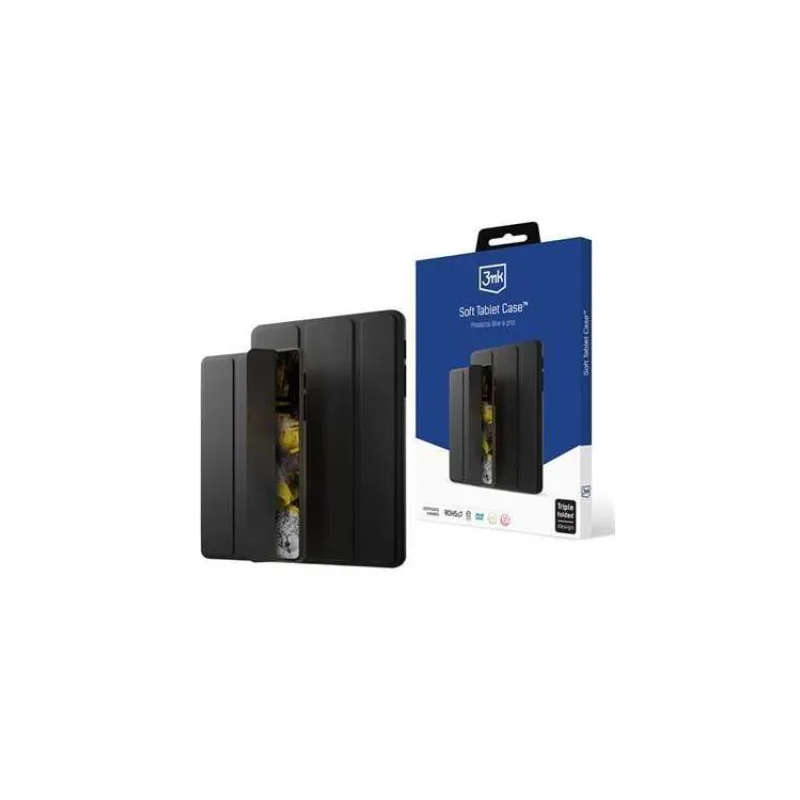 3mk ochranné pouzdro Soft Tablet Case pro Lenovo Tab M10 Plus 3 gen, černá (5903108526937)