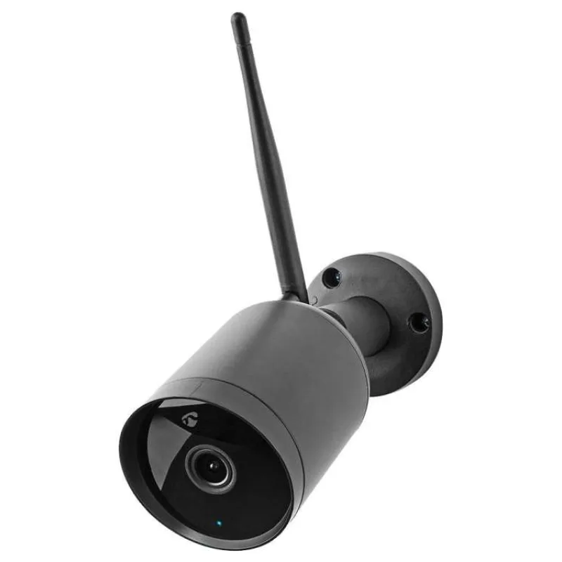 NEDIS IP kamera/ venkovní/ IP65/ Wi-Fi/ 1080p/ MicroSD/ Cloud / 12 VDC/ noční vidění/ Android/ iOS/ černá (WIFICO40CBK)