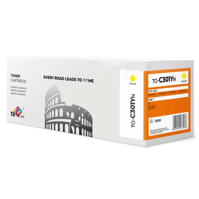 Toner TB kompatibilní s OKI C301 TO-C301YN YE (TO-C301YN)