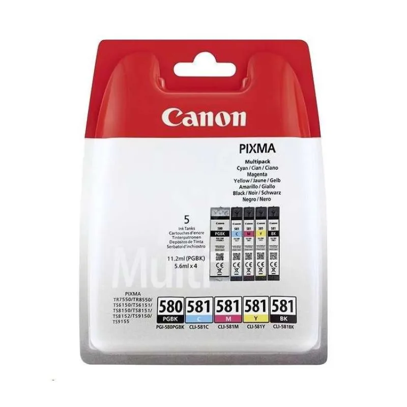 Canon PGI-580/CLI-581 PGBK/C/M/Y/BK MULTI (2078C007)