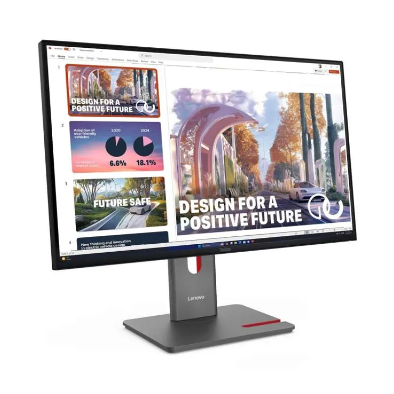Lenovo P27QD-40 27" 2560x1440 1500:1 350cd 4ms HDMI+DP+USB+USB-C+RJ45 dock PD140W 3y (64B3GAT2EU)