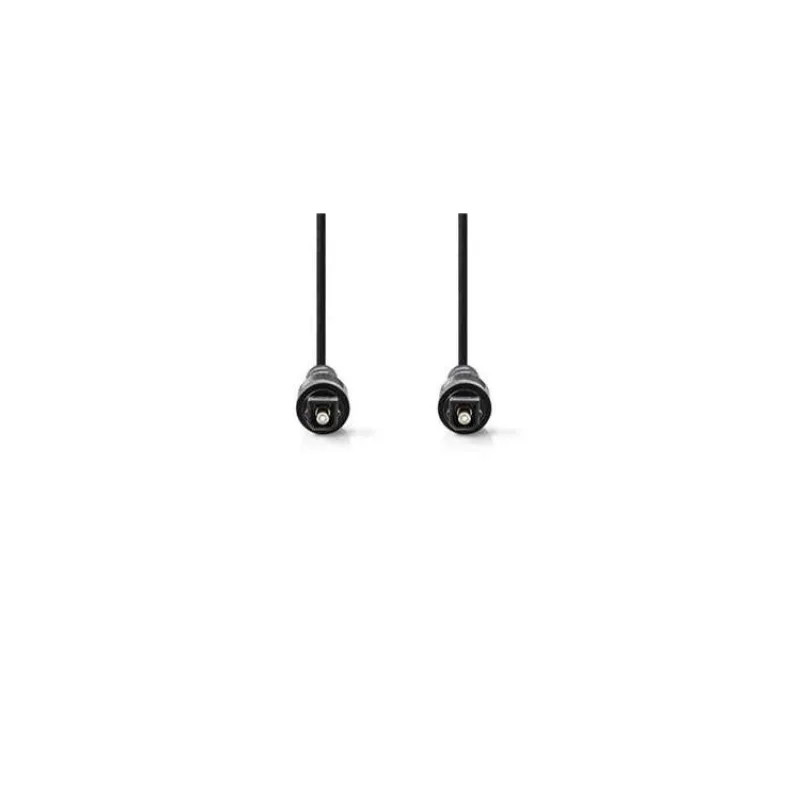 Nedis CAGB25000BK10 - Optický Audiokabel | TosLink Zástrčka - TosLink Zástrčka | 1 m | Černá barva (CAGB25000BK10)