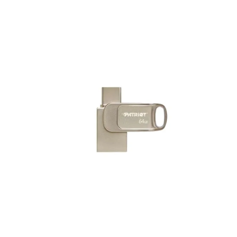 Patriot TAB T560/64GB/USB 3.2/USB-A + USB-C/Strieborná (PS64GT560DS5D)