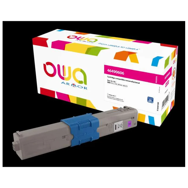 OWA Armor toner kompatibilný s OKI 46490606, 6000st, červená/magenta (K18497OW)