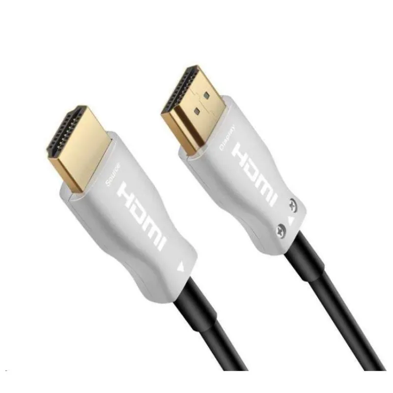 PremiumCord optický fiber HDMI High Speed with Ether. 4K@60Hz kabel 10m, M/M, zlacené konektory (kphdm2x10)