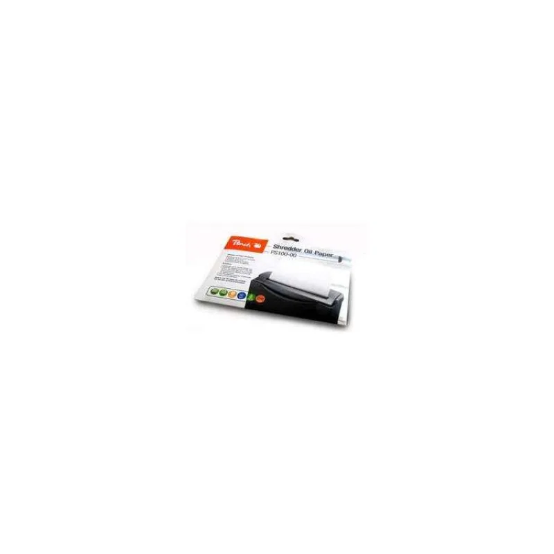 PEACH olejový papír pro údržbu skartovaček Shredder Service Kit PS100-00, 12 listů (PS100-00)