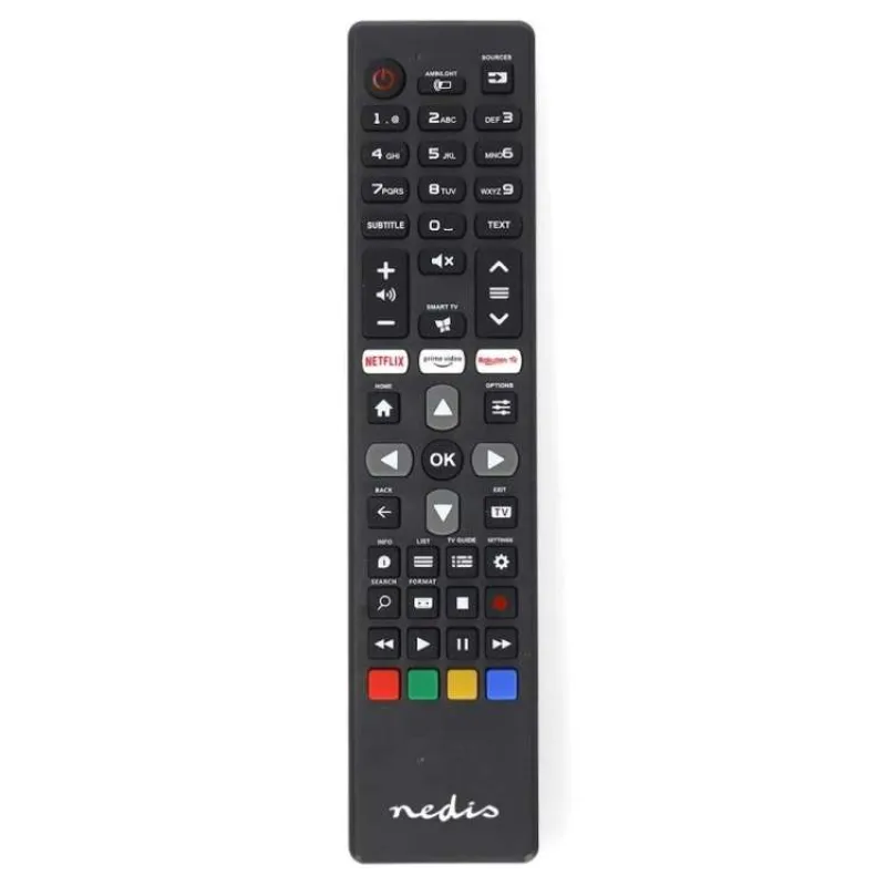 Nedis TVRC45PHBK - Náhradní Dálkový Ovladač | Philips TV | Předprogramovaný | Černá (TVRC45PHBK)
