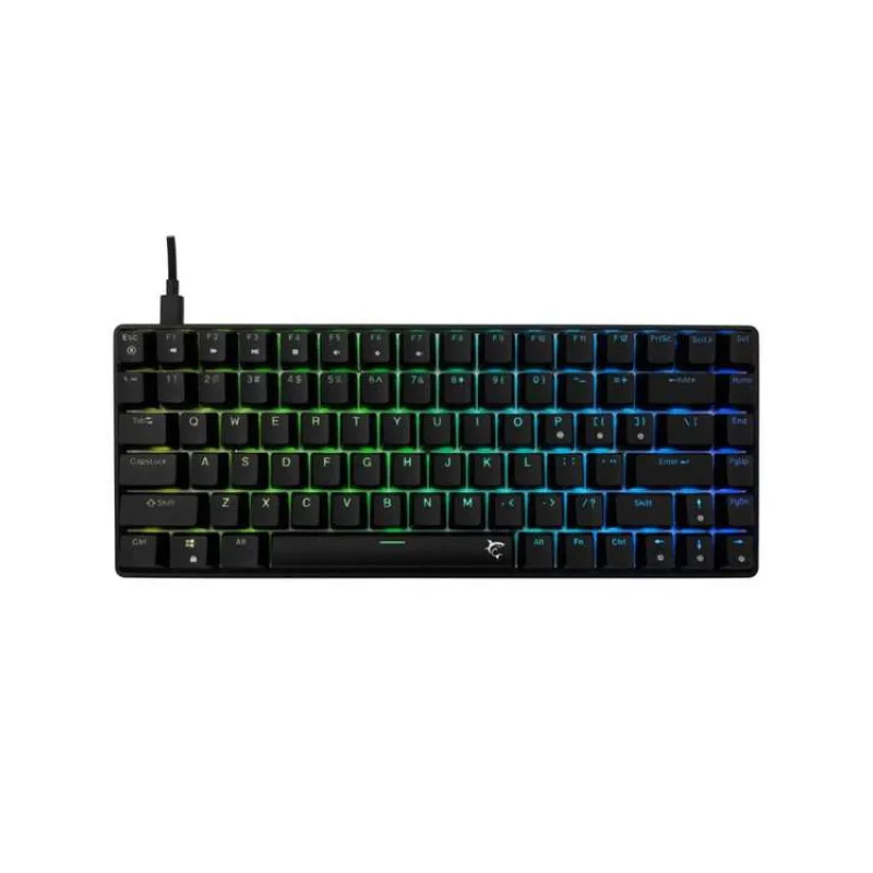 White Shark Mechanical gaming keyboard HAMACHI RGB, US, blue switch, black (HAMACHI-B-US)